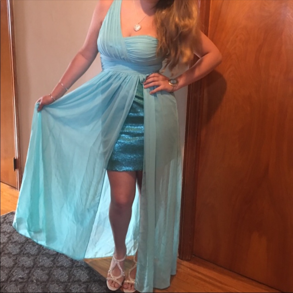 Selling the dress.